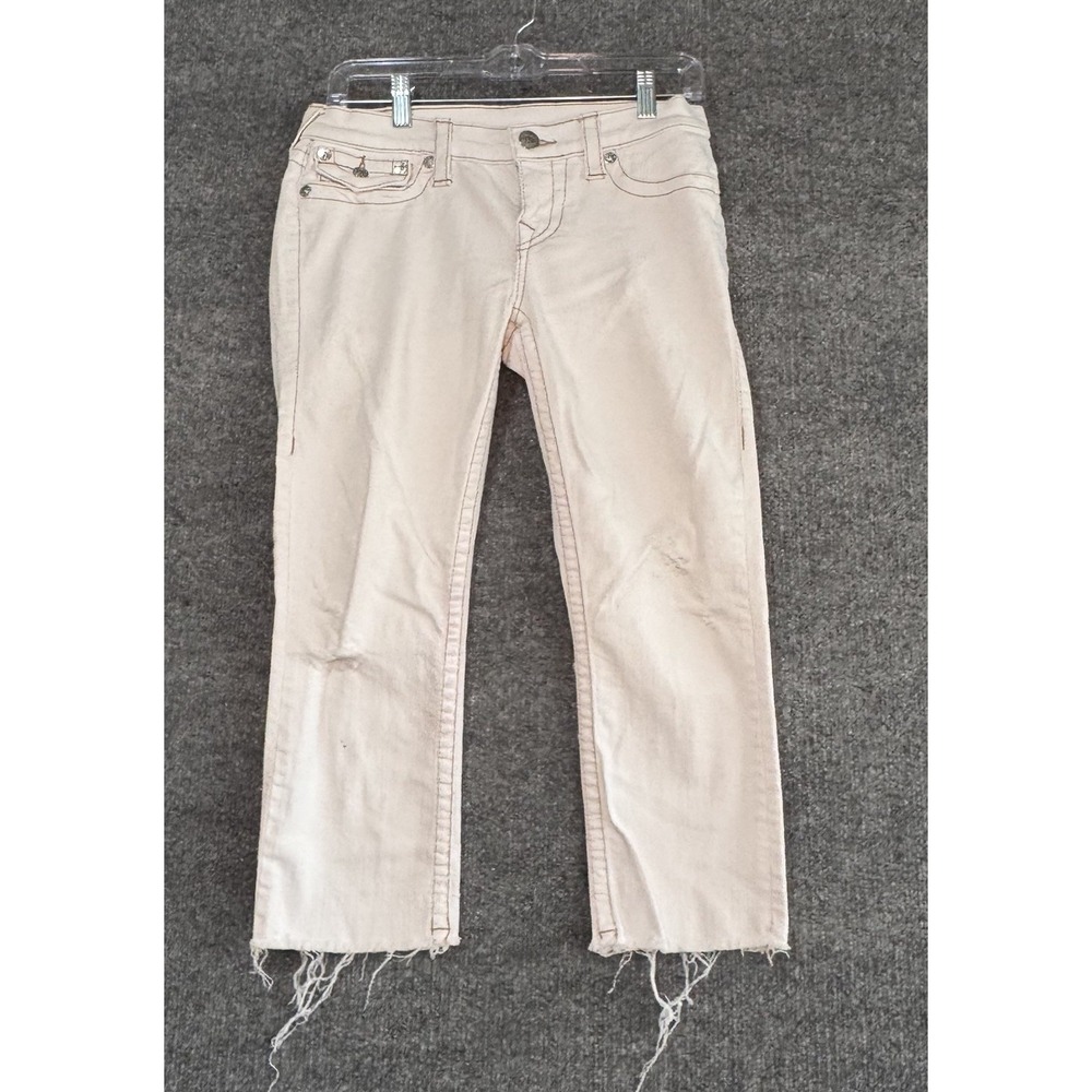 True Religion Section Capri Thick Stitch Women's SZ 28 Super T